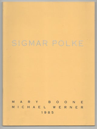Item #215165 Sigmar Polke. Sigmar POLKE