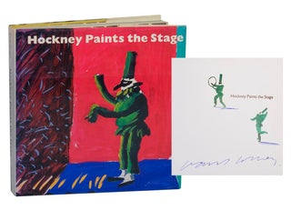 Item #215239 Hockney Paints the Stage (Signed First Edition). David HOCKNEY, Martin Friedman