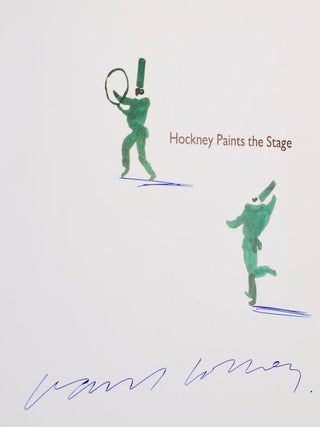 Hockney Paints the Stage (Signed First Edition)