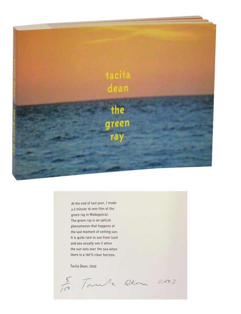 Item #215997 The Green Ray (Signed Limited Edition). Tacita DEAN.