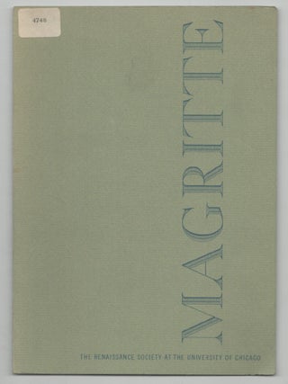 Item #216323 Rene Magritte. Rene MAGRITTE